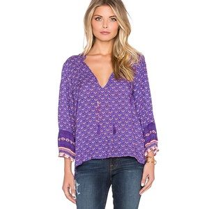 Spell Sunset Road Blouse - Royal
